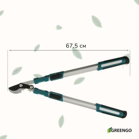 Buscores Professional, 26.4−37 "(67.5−94 cm), telescopic, with plastic pens, mix, Greengo-5