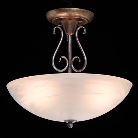 AIDA chandelier, 3x40W E27, silver, gold-2