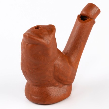 Ceramic "owl" whistle for painting 2.9 × 7 × 5 cm-3