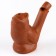 Ceramic "owl" whistle for painting 2.9 × 7 × 5 cm