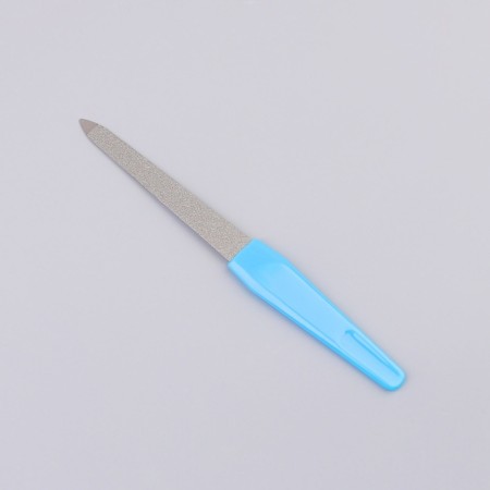 Metal file for nails, 15 cm, in a case, color mix-2