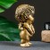 Figure "Angel Housing" gold 9x8x14cm