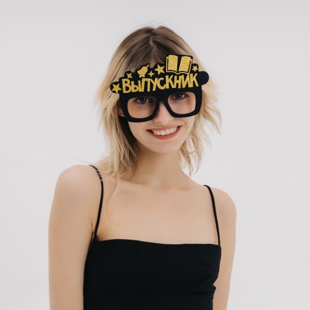 Carnival glasses "graduate", black-2
