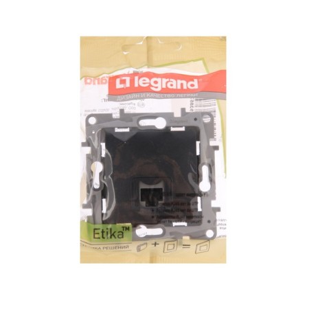 Computer socket RJ45 Legrand Etika, 1st, Anthracite-2