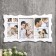Photo frame plastic in 6 photos 4x5, 9x13, 10x15, 13x18 cm "Pattern" white 23x40.5x2 cm