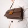 Female bag Textura, average size, khaki color