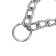 Collar - half -storage of two -rowing metal, 40 cm, wire thickness 2 mm
