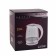 Electric kettle Willmark WEK-2005G, glass, 2 l, 2200 W, LED backlight, white