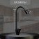 Kitchen mixer Zein Z3497, flexible spout, cartridge ceramics 40 mm, brass, black