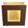 Wall lamp Mantra Dalia, Led, 2800lm, 3000k, 400x82x400 mm, brown color