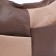 Richet Cross-Boda Bag on a zipper, outer pocket, brown/beige color