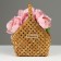 Wicker basket, 23 x 12 x 7 x 22/28 cm, sequoia