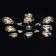 Hamburg chandelier, size 86x24x86 cm, 320W 8xe14 IP 20