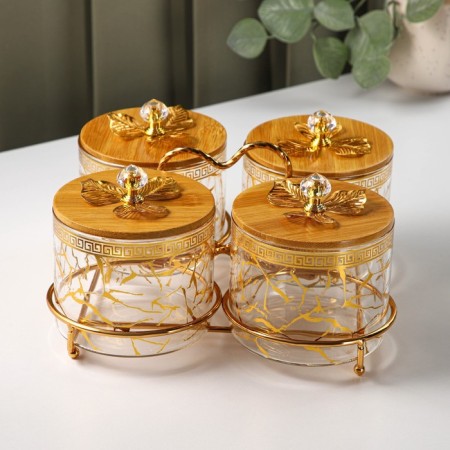 Glass Mengitsa "Heart", 530 ml, 13 × 21.7 cm, 4 pcs-1
