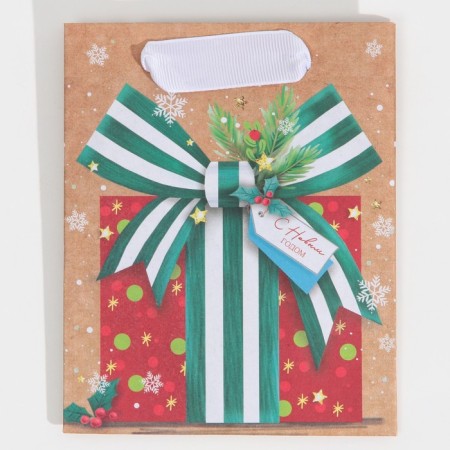 Craft vertical “Gift for you”, s 12 x 15 x 5.5 cm, New Year-6