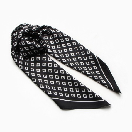 Women's scarf minku 70*70 cm, black