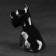 Porcelain figurine "Scotter Terrier sits", 8x7 cm