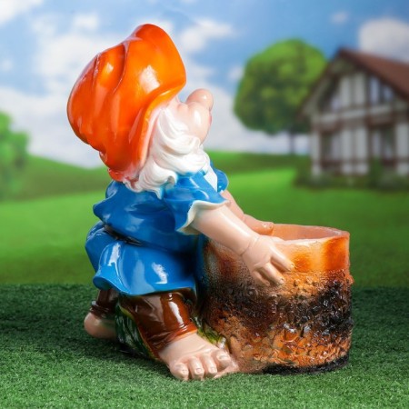 Figure Kashpo "The Gnome Cheerful" 40x31x20 cm, mix-1