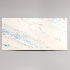 Self -adhesive panel 60*30cm marble white with blue