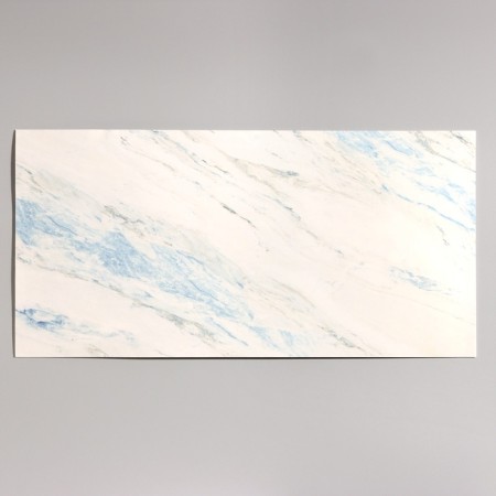 Self -adhesive panel 60*30cm marble white with blue