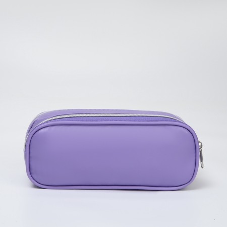 Cosmetic bag 2x Style, 21*7*8, 2 Potod on zippers, purple-1