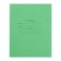 Notebook 18 sheets of the green cover, offset No. 1, 58-63 g/m2, whiteness 92%