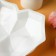 Form for mousse desserts and baking konfinetta “Love geometry”, silicone, 21.5 × 20 × 6 cm, white color