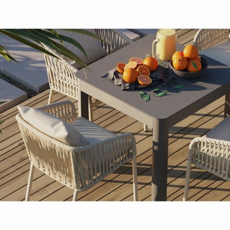 Monyx chair, 570 × 580 × 770 mm, gray-beige color-8