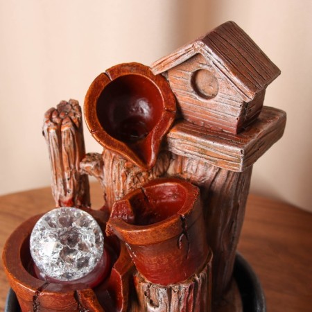 ALOZ Fountain of the birdhouse, 28x16 cm (with backlight)-1
