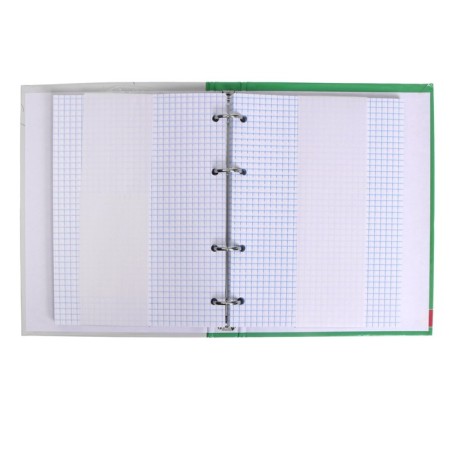 Notebook on rings, 160 sheets in the panda cage, solid cover, glossy lamination, with a change of block-6