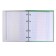 Notebook on rings, 160 sheets in the panda cage, solid cover, glossy lamination, with a change of block