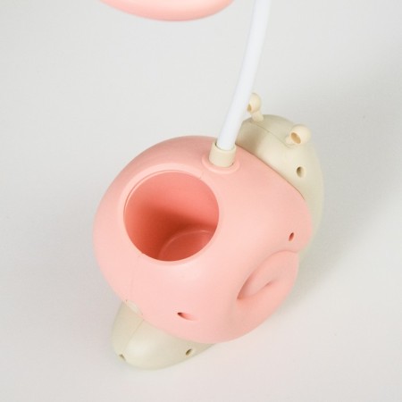 Table lamp "Snail" LED 3W USB AKB Pink 9x13x29 cm Risalux-6