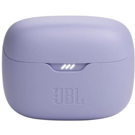 Enterrained JBL Tune Buds headset Purple Bluetooth wireless in the auricle-3