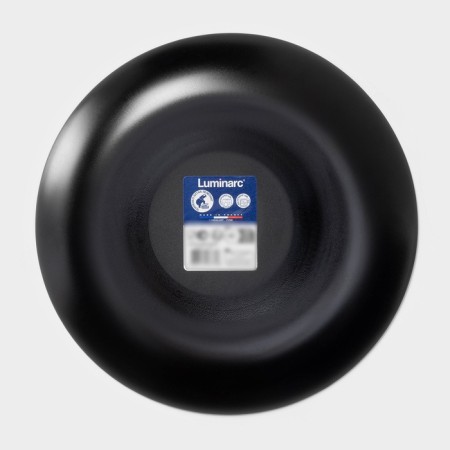 Dessert plate Luminarc Cottage Black, D = 19 cm, glass, black-4