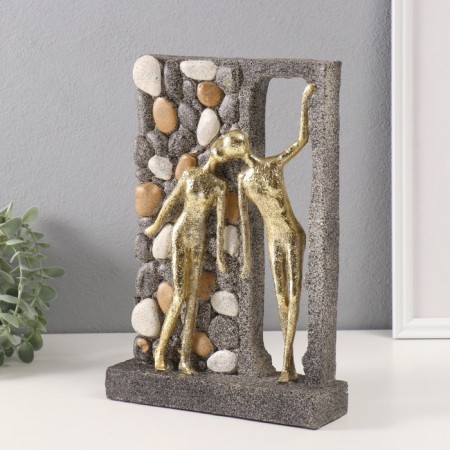 Polystone souvenir "Secret date at the Stone Wall" 6.5x21.5x30.5 cm-3