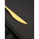 Stainless steel knife Magistro "Osska Basis", length 23 cm, gold color