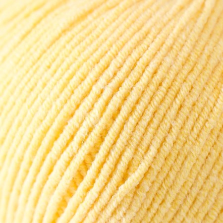 Yarn "jeans" 55% cotton, 45% acrylic 160m/50g (88 yellow)-2