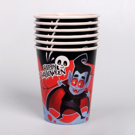 A single -dimensional paper “vampire”, 250 ml, set of 6 pcs.-1