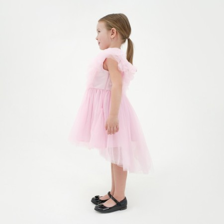 Dress elegant children's KAFTAN, p. 36 (134-140 cm), pink-1