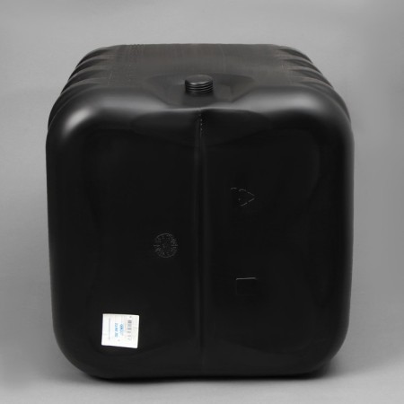 Shower tank, 150 liters, with a lid, with a crane thread, black-6