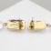 Earrings with pearls "exclus" velvet mach, color gold