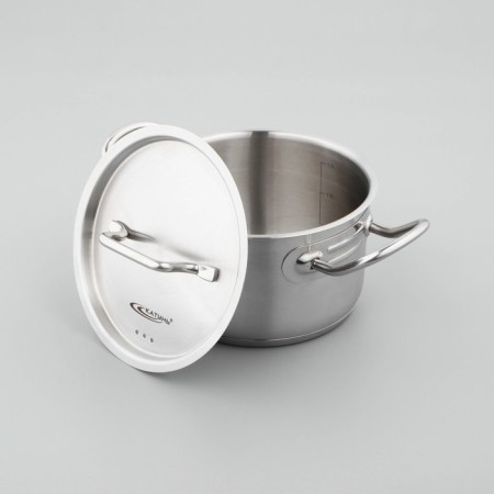 Poster "General catering", 2 l, d = 16 cm, h = 10 cm, metal cover, induction, with a heat distribution layer-2