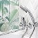 BUNNE BOOOU B8290-18F bathtub, two-wound, shower watering can and hose, chrome