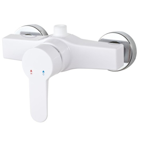 Shower mixer RMS PL5-003, single-leaf, without spout, without watering can, white