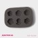 Mold Dolyana "Rose", silicone, 6.5 × 4.5 × 0.9 cm, color gray color