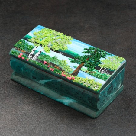 Casket "Summer" 15x7x5.5 cm, stone baby, coil-1