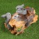 Figure Kashpo "Stver with hares" 29x19x17cm