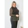 Female jumper, size 52, black color