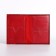 Textura passport cover, red color