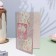 Postcard "Happy anniversary! 60!" Glitter, Congrev, gray background, 19x29 cm